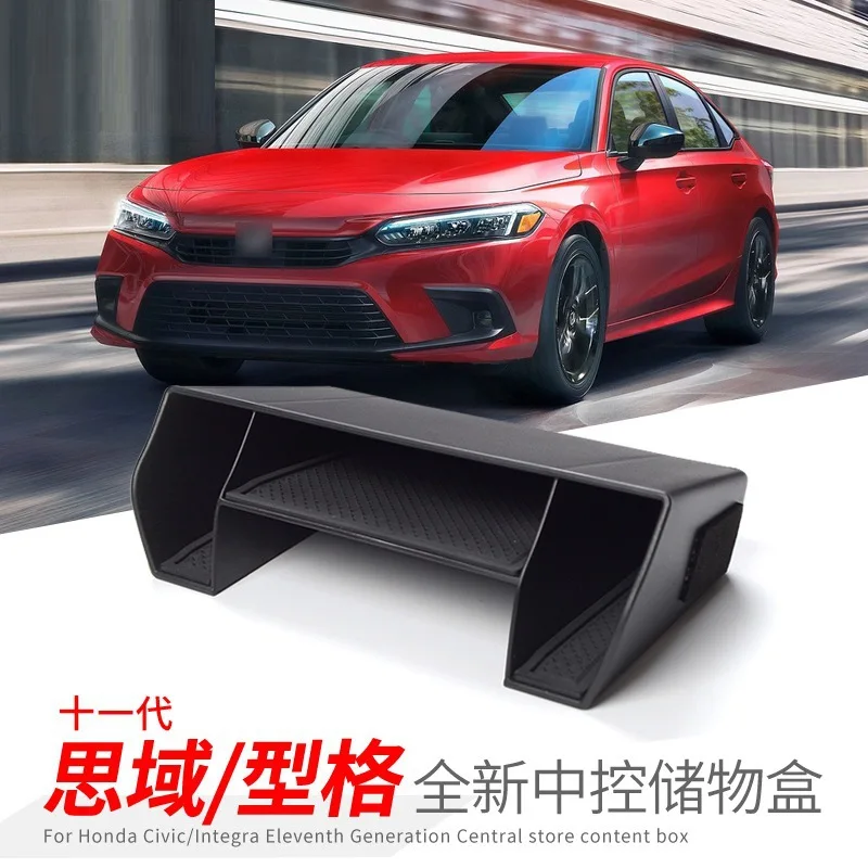

For 22-24 Honda Civic Central Control Storage Box Grid Car Storage Car Specific Accessories Modified Parts