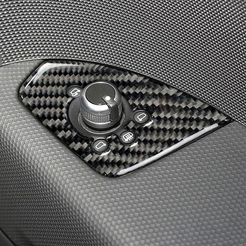 

Наклейка из углеродного волокна, Стайлинг автомобиля, дверная кнопка, панель, рамка, отделка, украшение для Audi TT 2008-2014, аксессуары для интерьера, наклейки