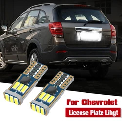 2 pièces ampoule de plaque d'immatriculation LED W5W T10 Canbus pour Chevrolet Aveo Captiva Corvette Cruze Lacetti Malibu orang-trax Volt Bolt