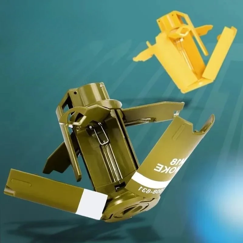 Grenades à main tactiques Airsoft, jouets en plastique M26 modèle à ressort, anneau de traction à Impact, jouet pour 14 ans et plus, cadeau pour garçon, 1/3 pièces