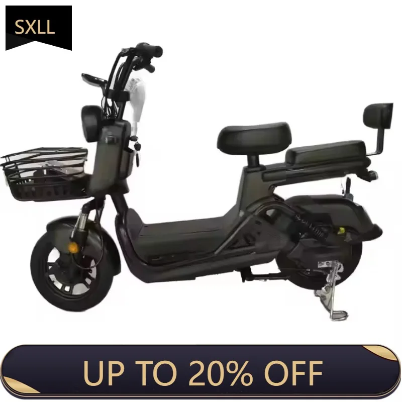 

SXLL Popular Adult Electric Bicycle 14" 500 Watt Brushless Motor High Speed 50km/h 48V Electric Bicycle with 50km Range
