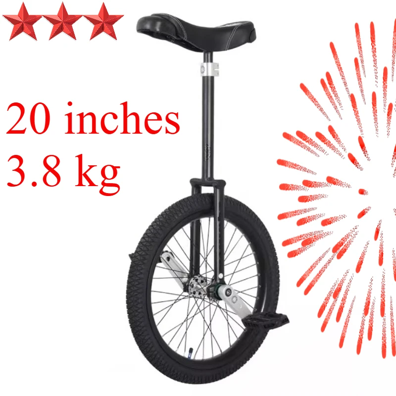 

20-Inch 3.8kg professional fancy unicycle with only one wheel