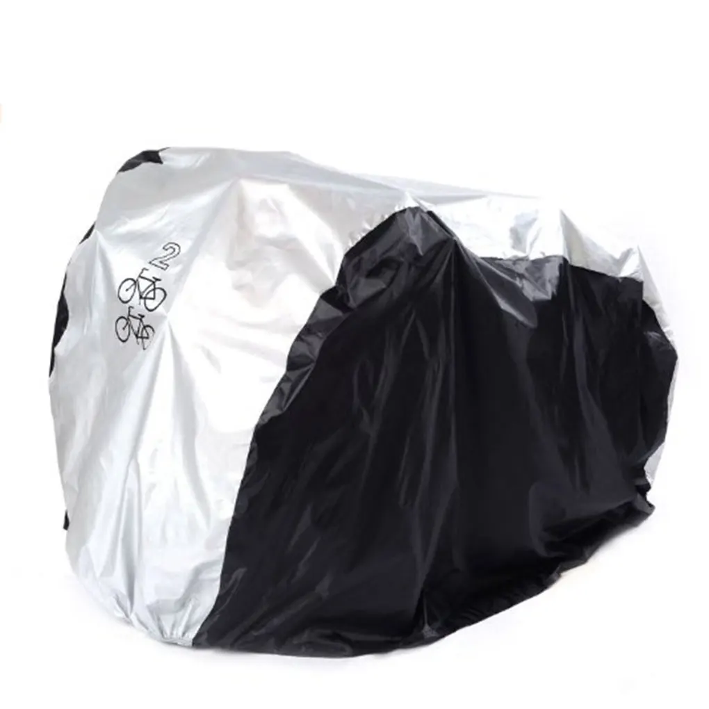 

American Bicycle Waterproof Anti-UV Cover Bike Shelter Dust Rain Protecor Outdoor Silver Black
