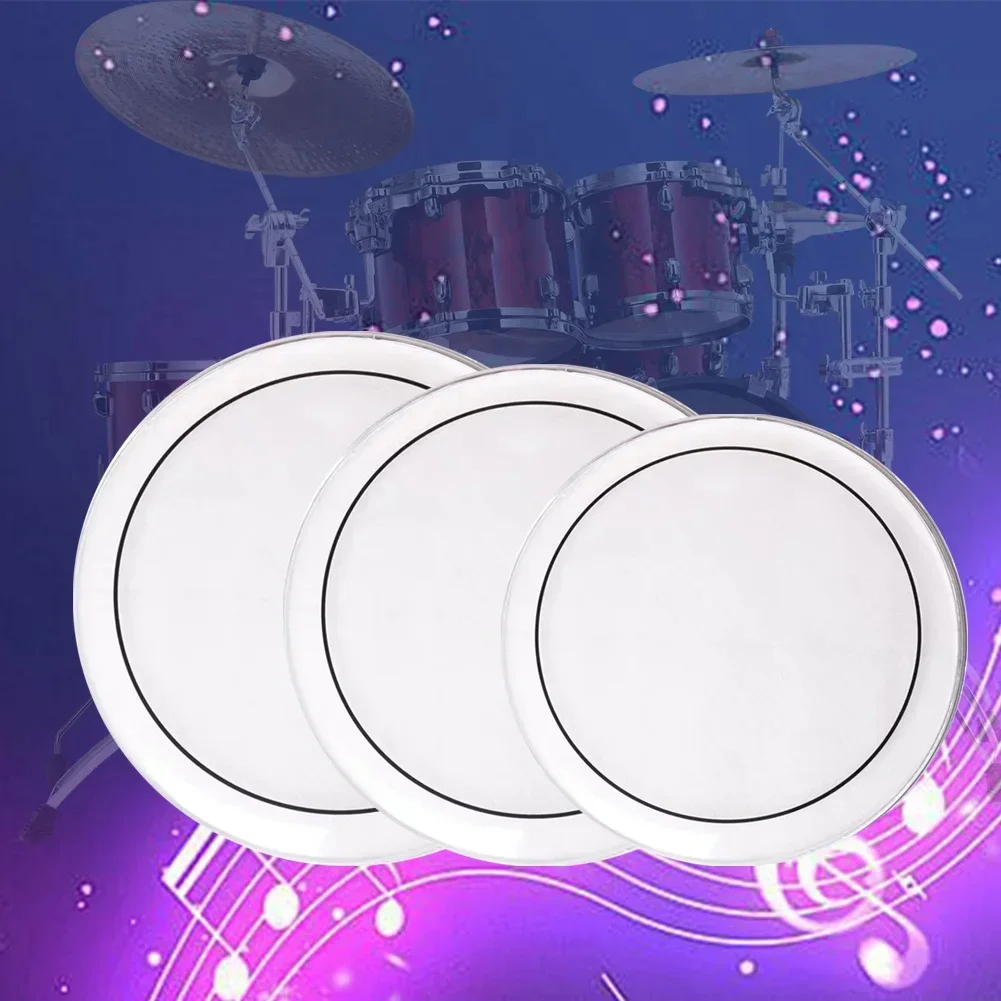 Double Layer Bass Drum Patches Skin Replacement Self-Adhesive Drumhead Patchs Protector For Kick Bass Durm Parts