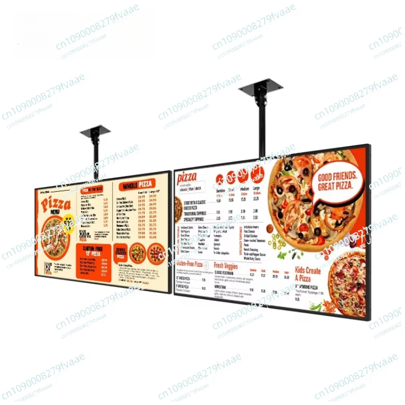 

32 43 50 55 inch fast food hanging menu board advertising LCD menu board wall mounted coffee menu