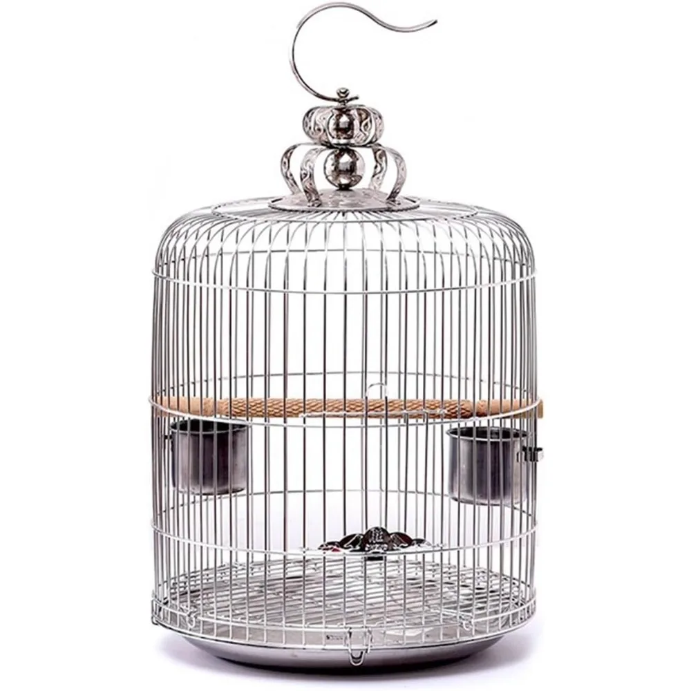 Bird Cage，Stainless Steel Birdcage，Small Bird cage，Bird Cages for Parrots，Travel Bird Cage，Bird Travel cage (Size : V30G)