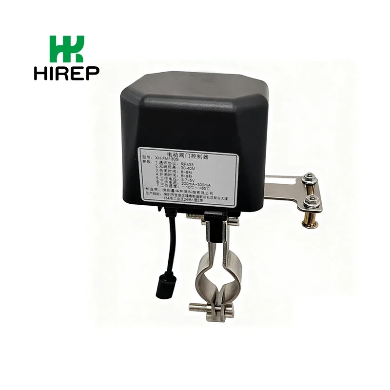 

2026 HIREP Small Kitchen Appliance LPG Cylinder Valve-Ball Structure Electric Wired Mechanical Arm Auto Safety Shutoff