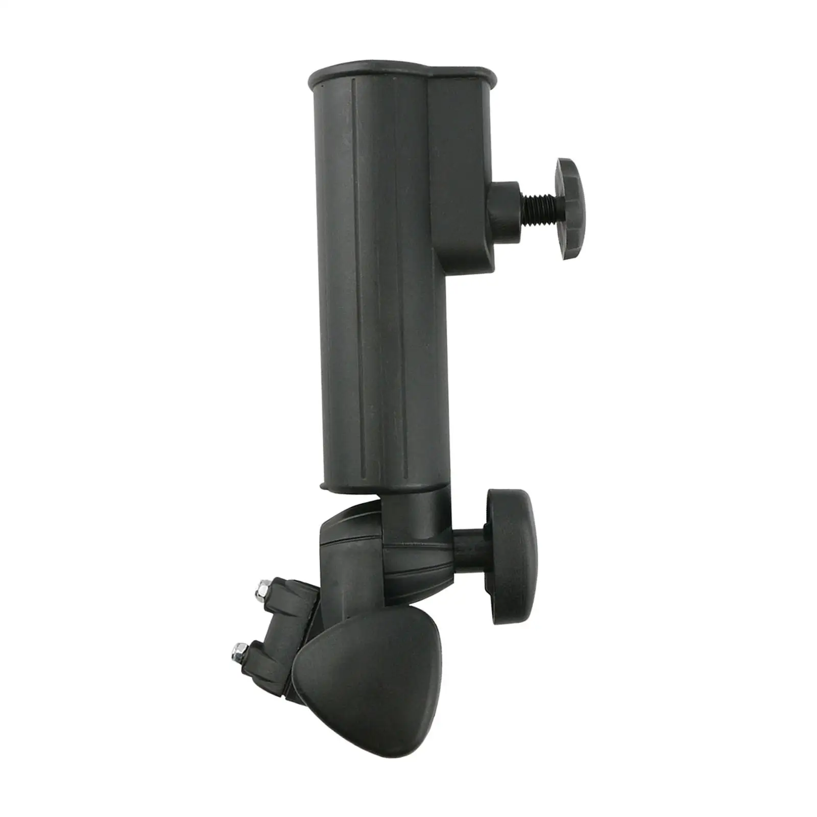 Adjustable Golf Trolley Umbrella Holder Universal Mount Clamp for Push Cart Outdoor Patio Garden Use Durable