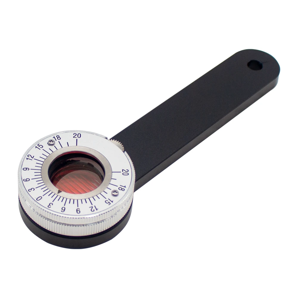 Optical phoria tester oftálmico recessivo strabismus teste ferramentas prisma diopters convergiômetro portátil maddox haste rotativa p