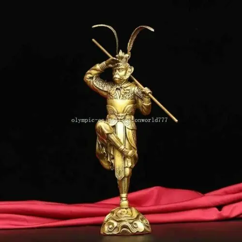 11 inch brass Great Sage Equalling Heaven Sun Wukong monkey king statue