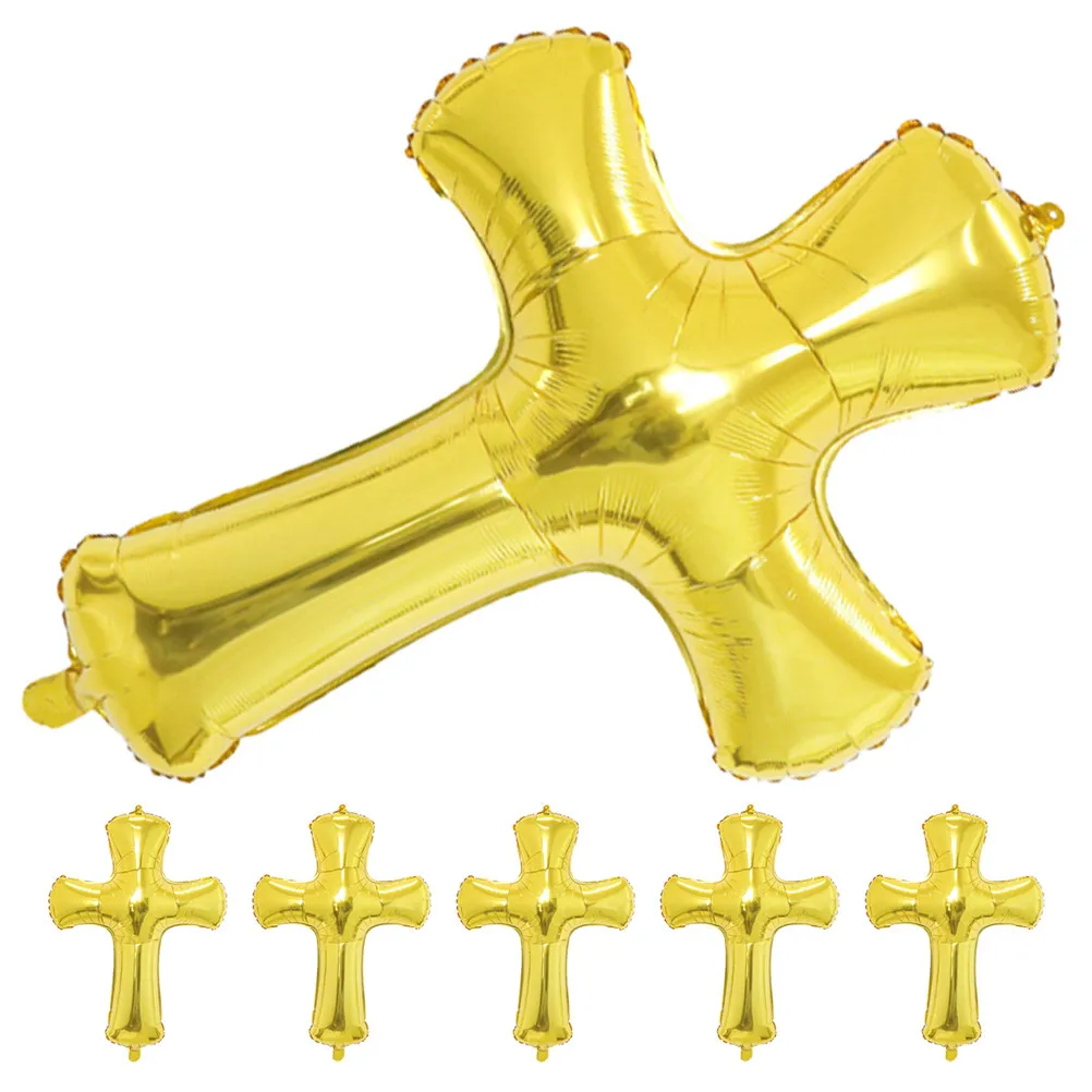 

6 шт. воздушных шаров из алюминиевой фольги для украшения вечеринки, крещения, дня рождения