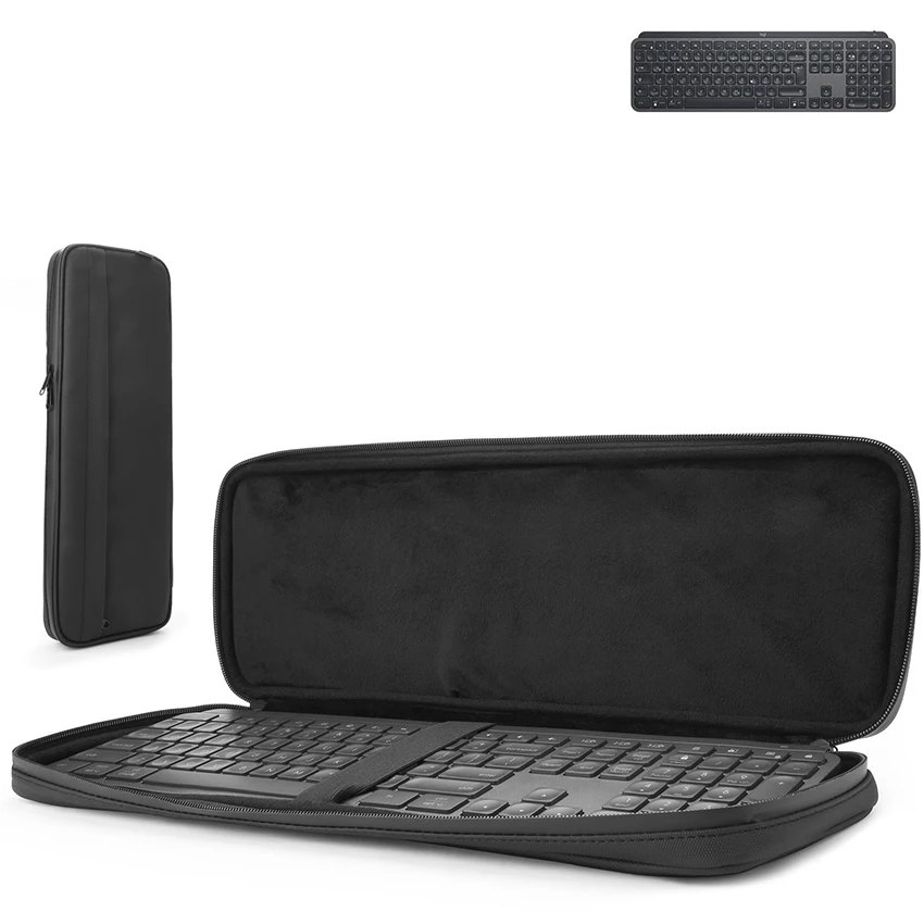 Storage Pouch Keyboard Carrying Case Shock-Absorbing Protective Pouch for Logitech MX Keys S
