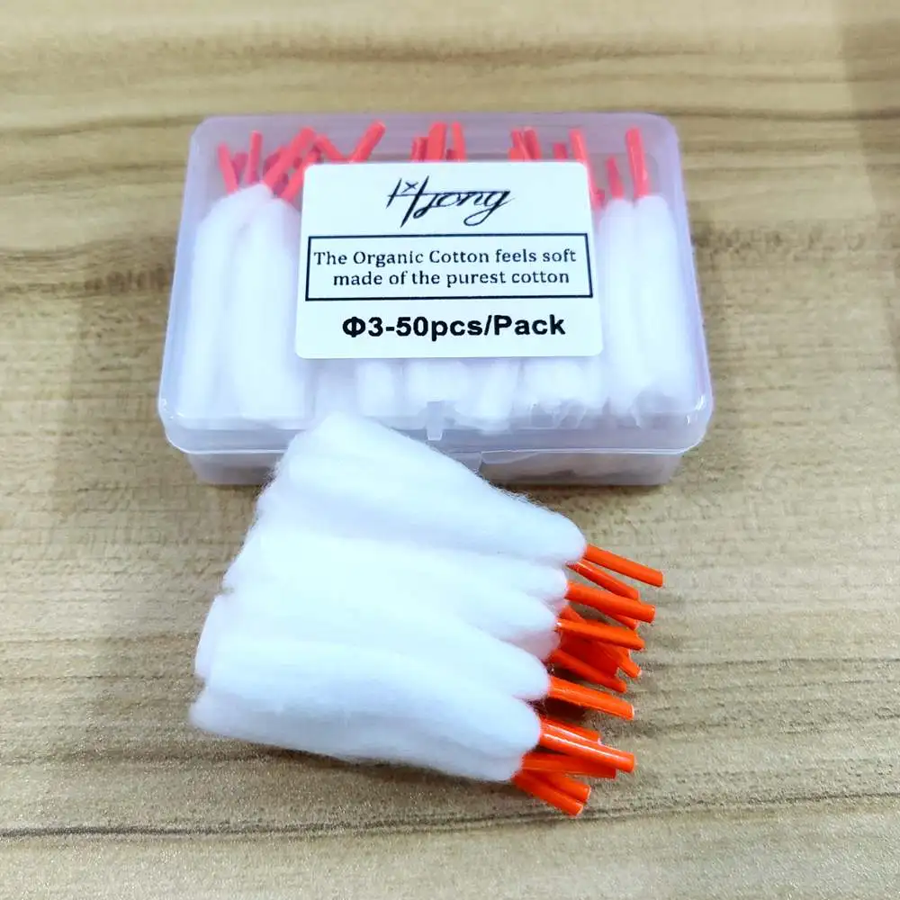Oryginalny Hong 500szt 250/100/50szt Długość 65mm Głowica 3mm Bawełna Hurtownia VS MUJI — zdjęcie produktu 4