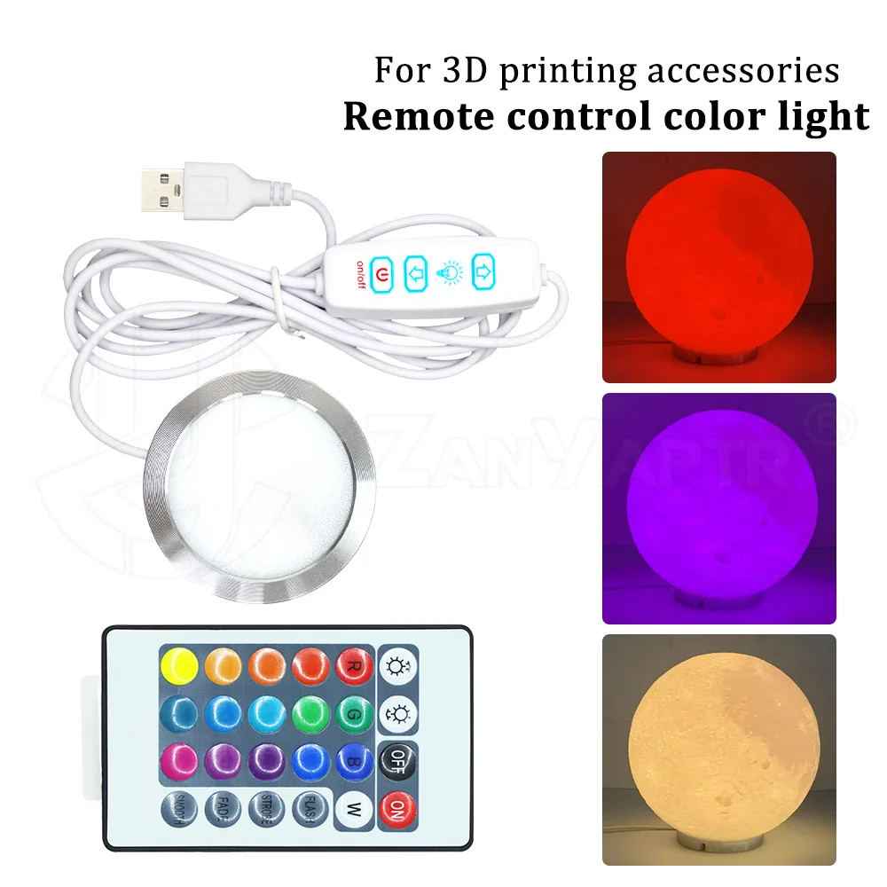 

Led Lamp Kit For Bambu Lab Adjustaable Light Kit Led Light DIY Model 3 colors /16 colors light 001 Parts DIY Model
