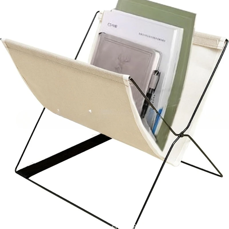 Model Room Bookcase Magazine Rack Shelf Desktop Home Picture Book Storage Rack
