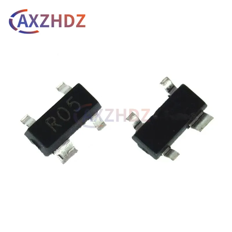50PCS SR05 R05 SOT-143 4Pin 5V 25A 500W SR05.TCT SR05LC SR05-02CTG SMD ESD Low Capacitance TVS Diode Array