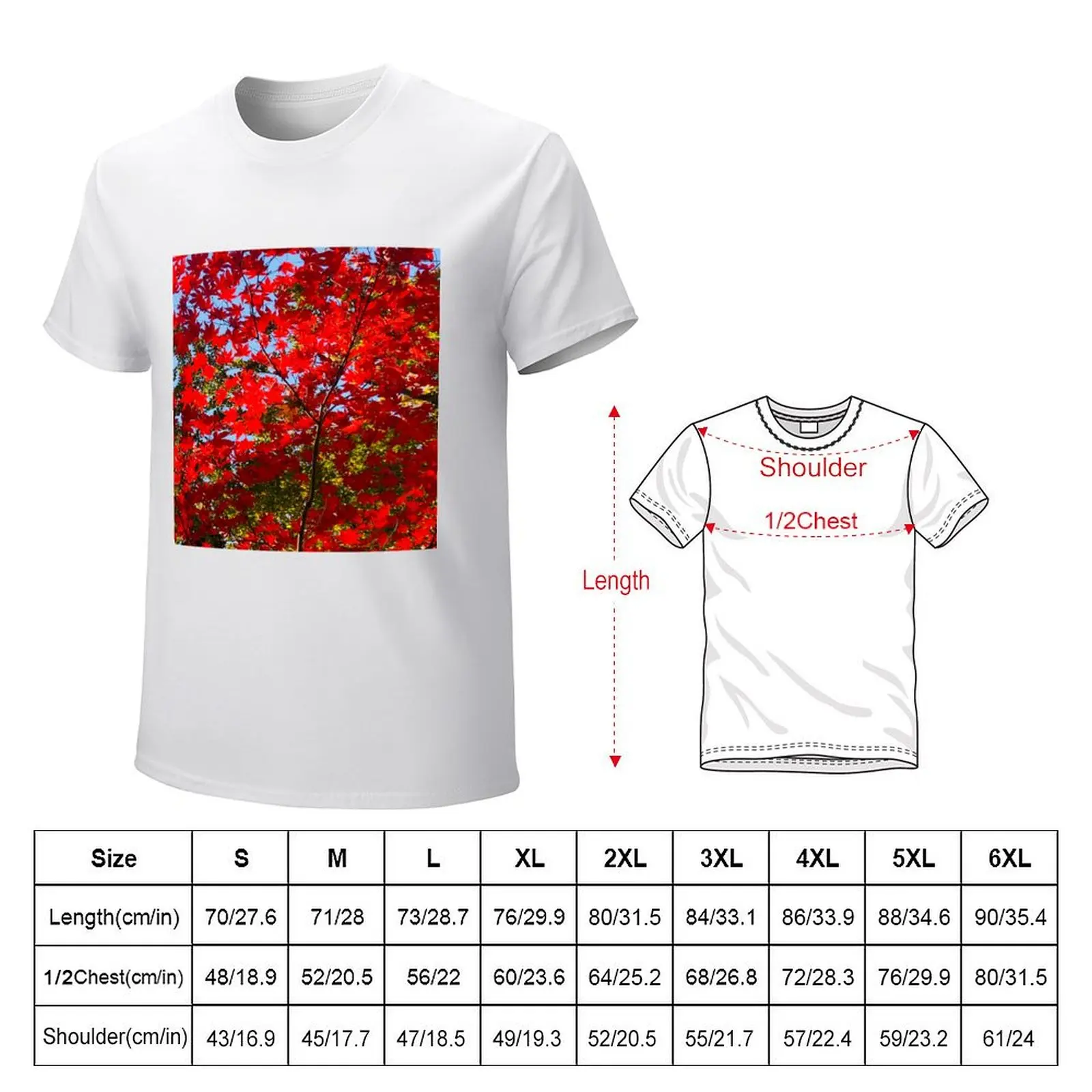 Canopy of Autumn Leaves T-Shirt Blouse graphics vintage boys whites mens graphic t-shirts pack