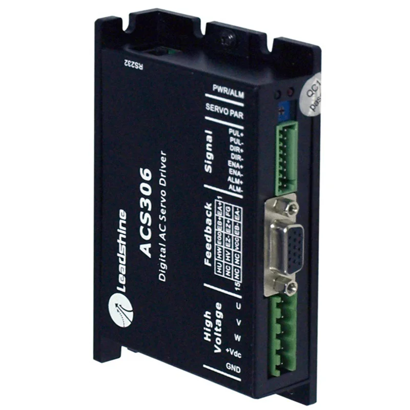 Leadshine ACS306 DC Input Brushless Servo Drive with 20-30 VDC Input Voltage and 15A   Current