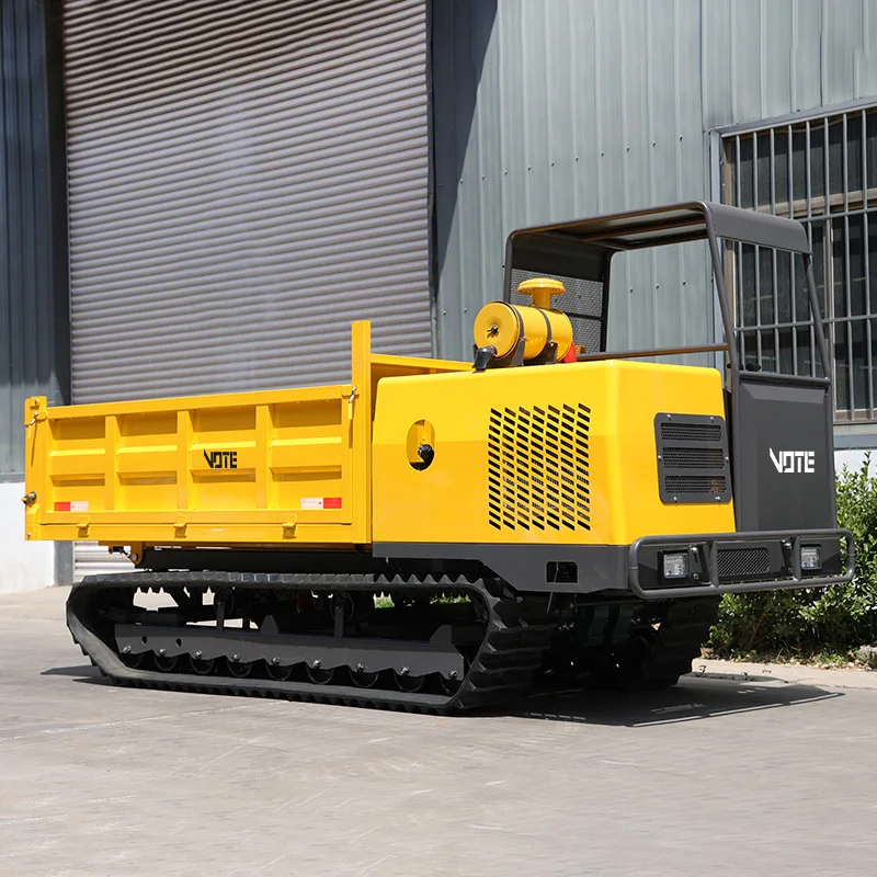Alta calidad China Dumper Mini 4x4 Oil Palm Farm Transporter Mini Dumper 1 tonelada 2 toneladas portador sobre orugas con oruga CE