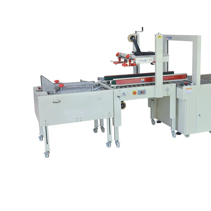 Automatic binding machine carton sealing binding packaging line