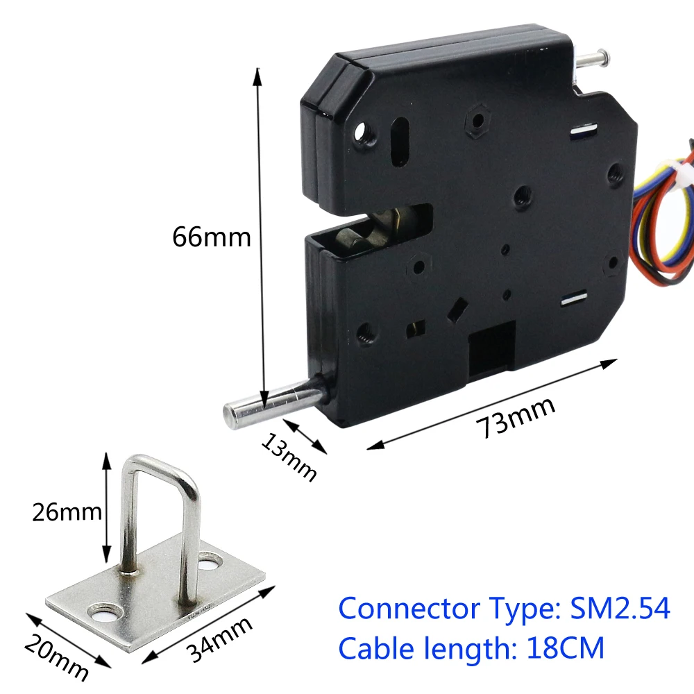 DC5v12v24v electric control cabinet door lock electric lock storage cabinet lock electric control lock electromagnetic lock