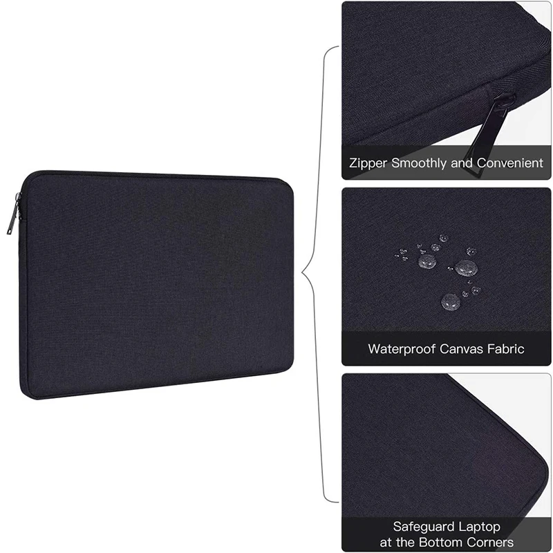 Universal Laptop Bag Sleeve 11 12 13 14 15.6 Inch Computer Case For MacBook Air 13 Case Xiaomi Lenovo Dell Asus Waterproof Bag