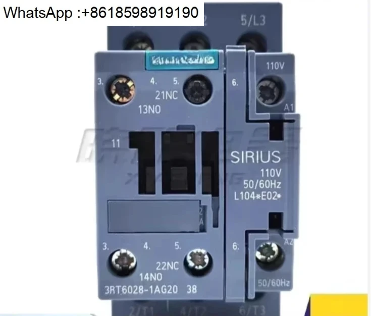 

Contactor 3RT60 3RT6028-1AG20 AC110V current 38A
