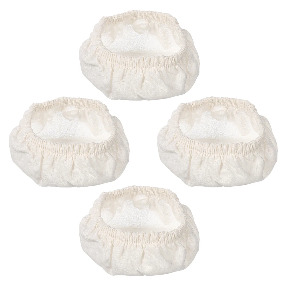 

4 Pcs Jar Cloth Lid Cotton Covers for Glass Storage 8-10CM Mouth Kitchen Bottle Protectors Canning Fermentation Cloth Cover Jar