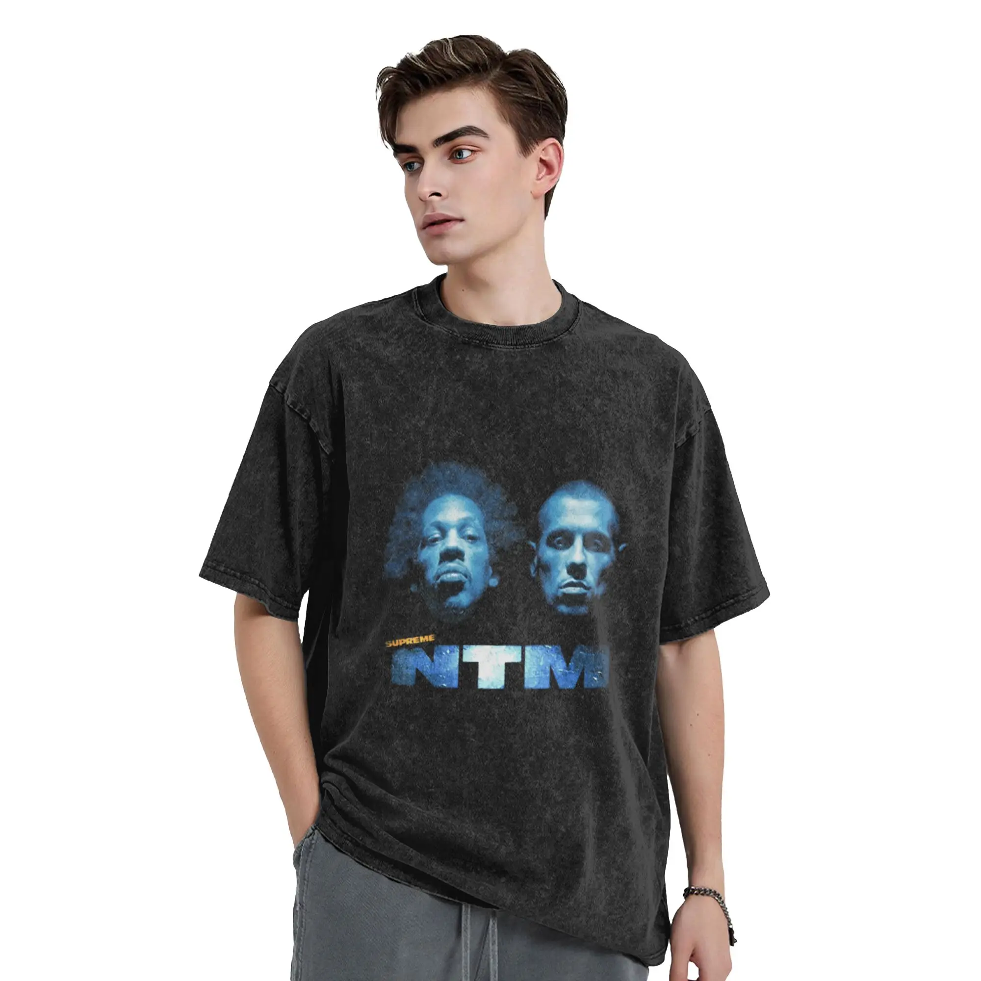 Untitled Classic Stylish A T-Shirt Oversized Short Sleeve Men's Women's Cotton Tees Tops