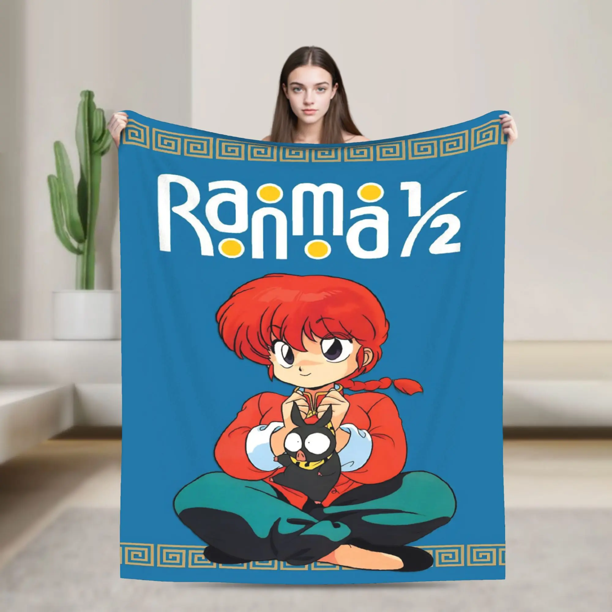 

Ranma 1/2 манга и аниме одеяла бархатное комедийное легкое тонкое одеяло для дома диван спальня одеяло