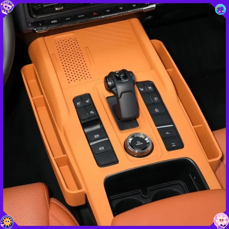 Silicone Wireless Charging Pad For Haval H9 2024 Car Central Control Anti-Slip Mat Interior Protective Cover Auto Accessories