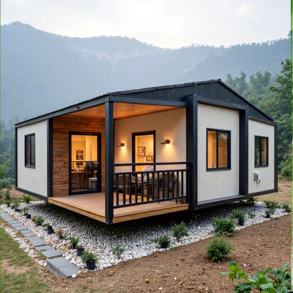 Customized 1 2 3 Bedroom Modular Container House Prefabricated With Shower And Kitchen REMOTE Customized Prefab Tiny Small