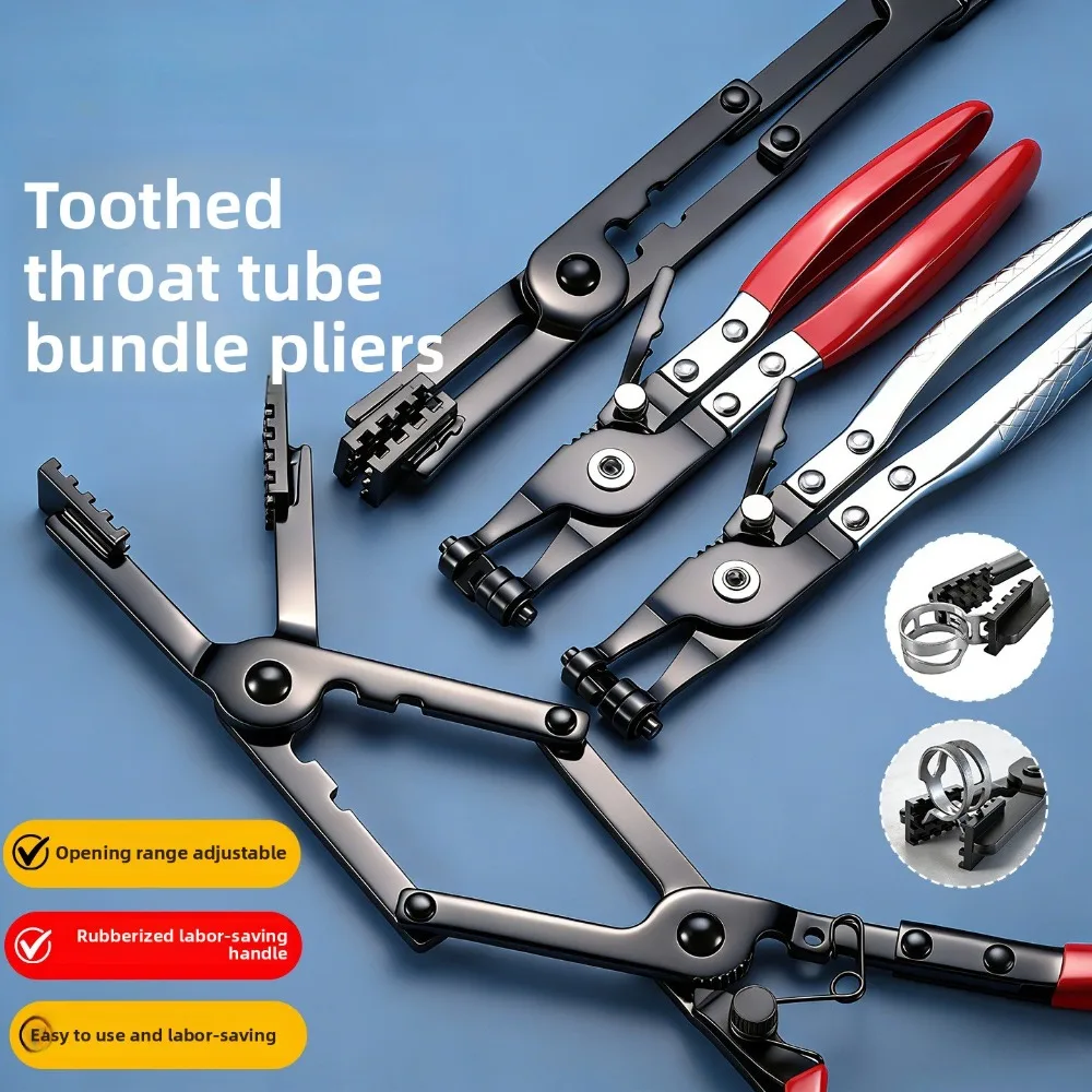 

Набор плоскогубцев для зажима шланга с длинным выходом, набор плоскогубцев для топливного масла, водяного шланга, автоинструменты, плоскогубцы для зажима шланга, мазута и воды, красные