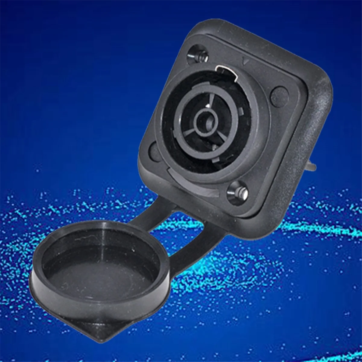 ผู้ถือจอแสดงผล LED กันน้ำอุปกรณ์แสงเวทีอเนกประสงค์ที่สะดวกผู้ถือขั้วต่อไฟฟ้า, A-สีดำ