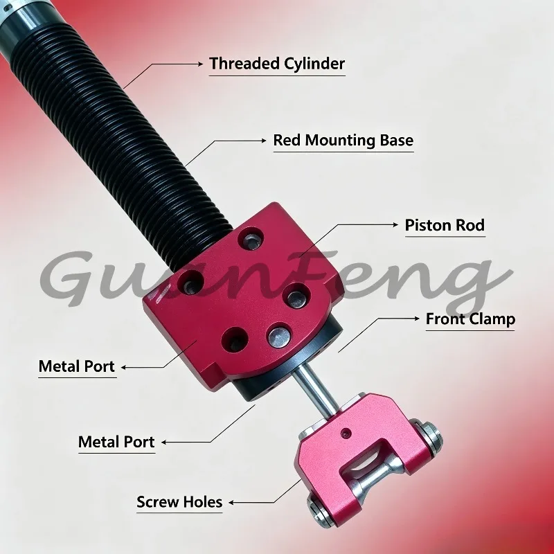 Adjustable brake clutch with connecting rod pad Hydraulic damping Racing emulator pedal