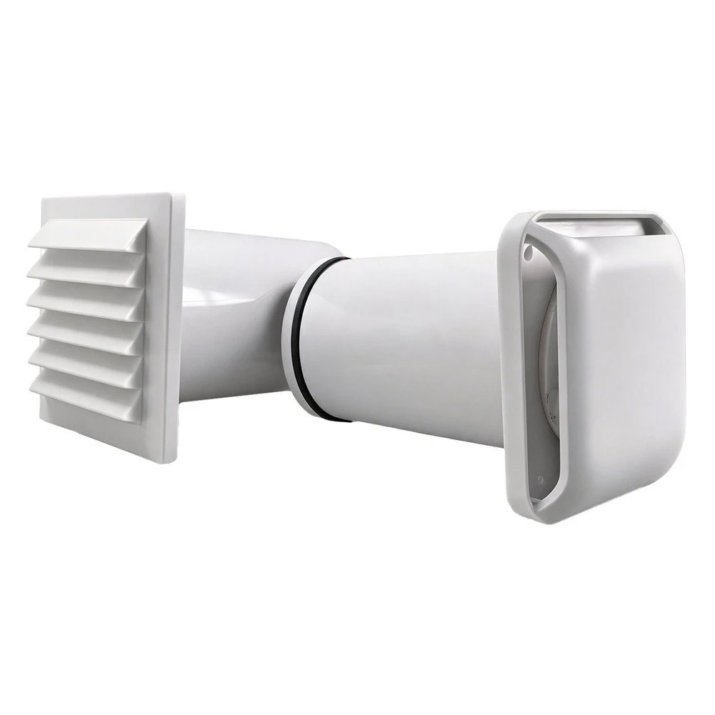 1Pc ABS Wall Duct Cap With Pressure Air Outlet And Filter Screen For Non Powered Ventilation Rain Protection Home Improvement