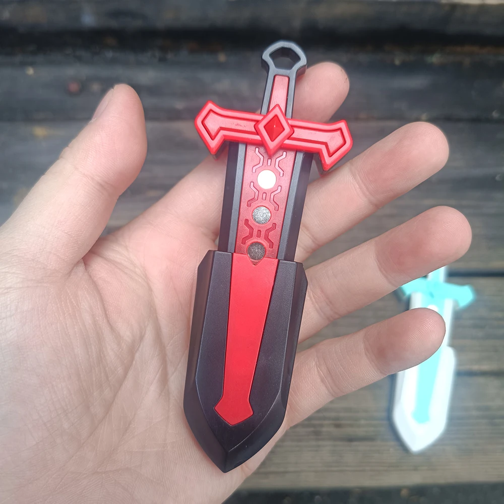 

Sword Push Card Mini Fingertip Toy EDC Fingertip Push Card Relief Adult Stress Magnetic Pendant Gift