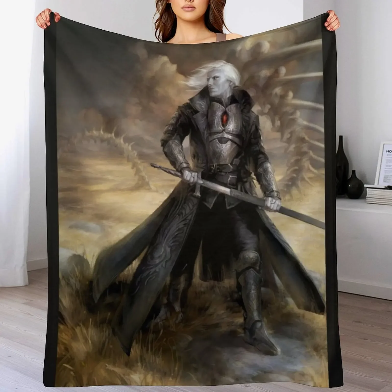 

Sorin Planeswalker - Fantasy Vampire Throw Blanket Plaid Thins Blankets