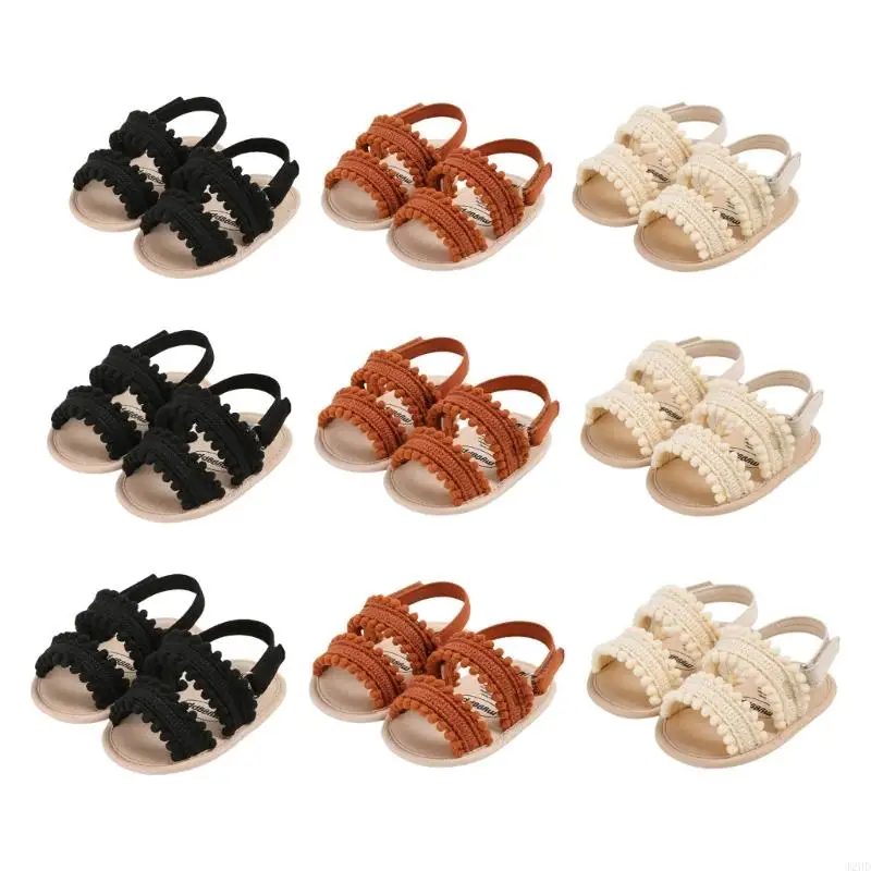 

J2HD Comfortable Baby Sandals Breathable Design Anti Slip Shoes Adjustable Fastener