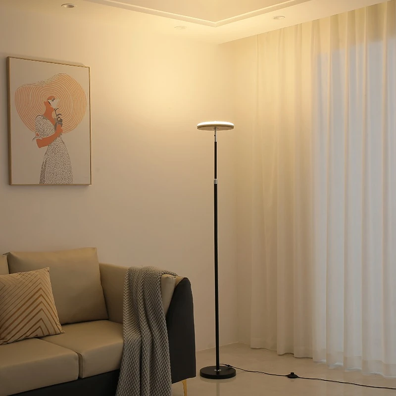 Contemporary Minimalists Waist Design Floor Lamp Living Room Dining Room Study Room Bedroom Bedside Embellish LED Standing Light