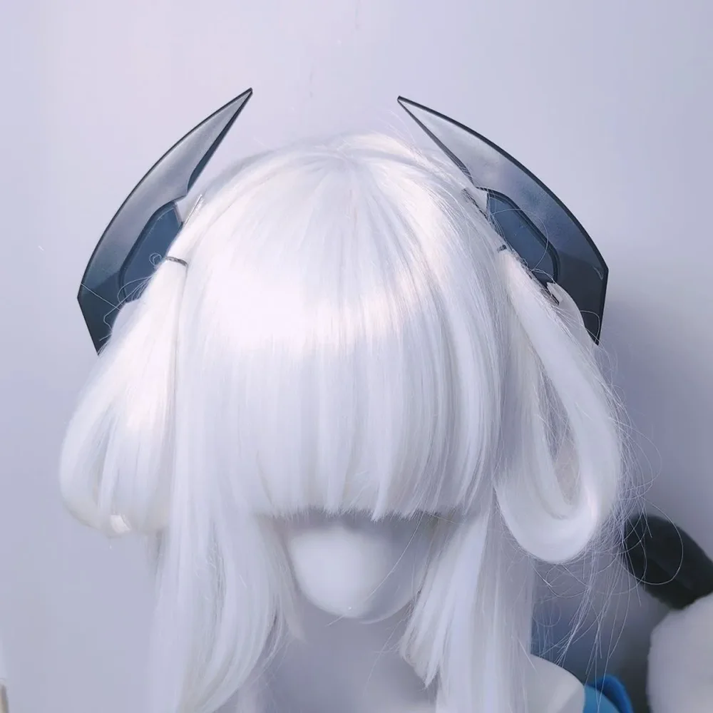 Pinza para el pelo Cyberpunk de Anime Lolita para mujer, horquilla gótica mecánica del diablo, accesorios para el cabello fiesta de Carnaval y