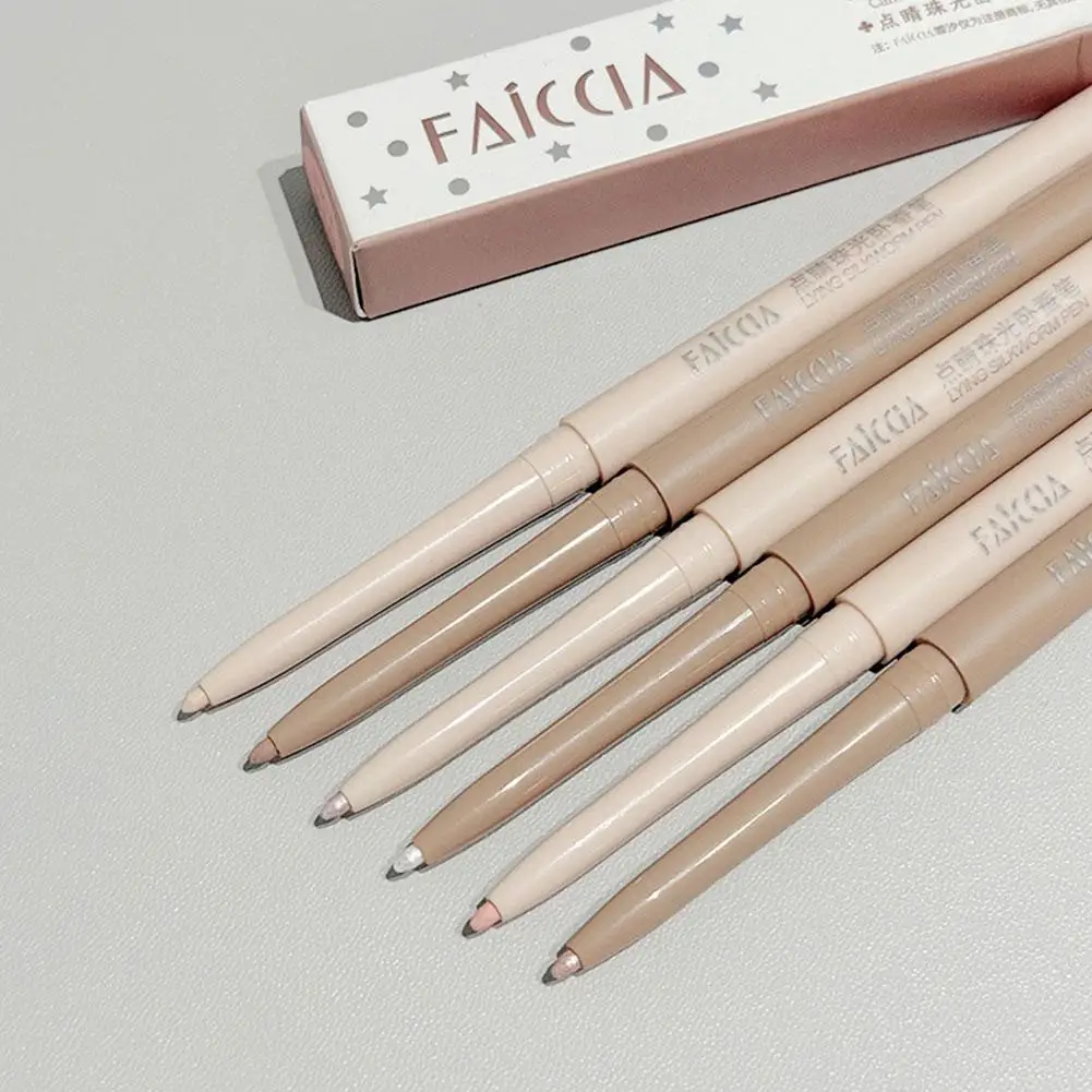 Lying Silkworm Eyeliner Pencil Matte Highlighter Liquid Liner Pen Long Lasting Waterproof Charming Shiny Cosmetics For Makeup
