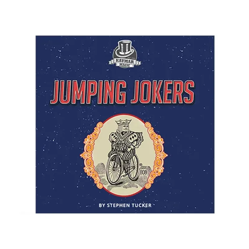 

Jumping Jokers by Stephen Tucker and Kaymar Magic - Trick Card Magic Props Illusions Close up Magic Gimmick Magician Cards