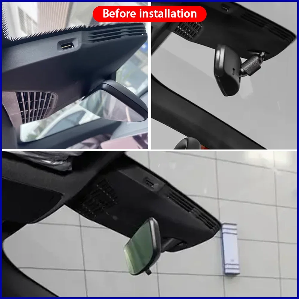 ZhuCamX Video Recorder Night Visio 4K UHD Plug and Play Car DVR Dash Cam Camera for MG 7 MG7 2023 2024 2025