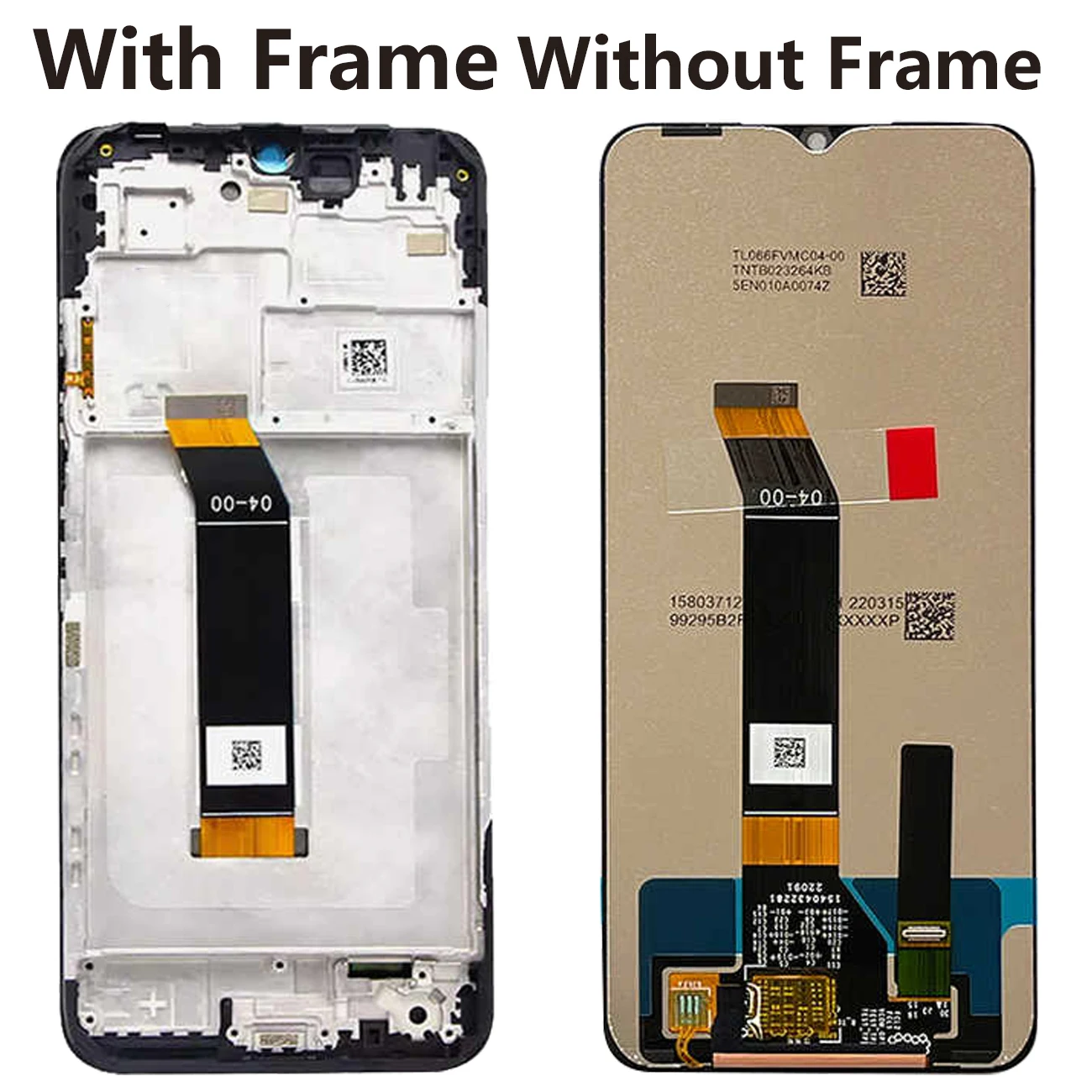 Pantalla For Xiaomi Poco M4 5G LCD Display Full With Frame 22041219PG Touch Screen Digitizer Assembly Replacement  Repair Parts