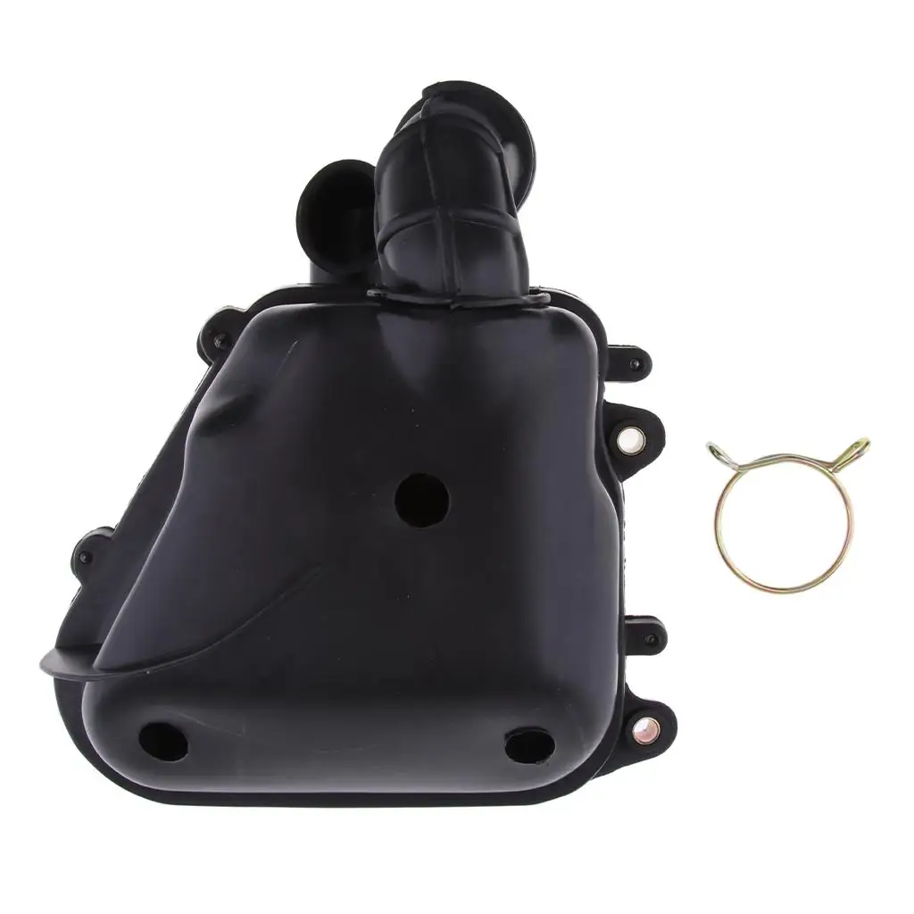 オートバイのエアインテークフィルターボックス,クリップ付き,簡単な掃除機の組み立て,ヤマハジョグの交換部品,50cc, 2ストロークスクーター