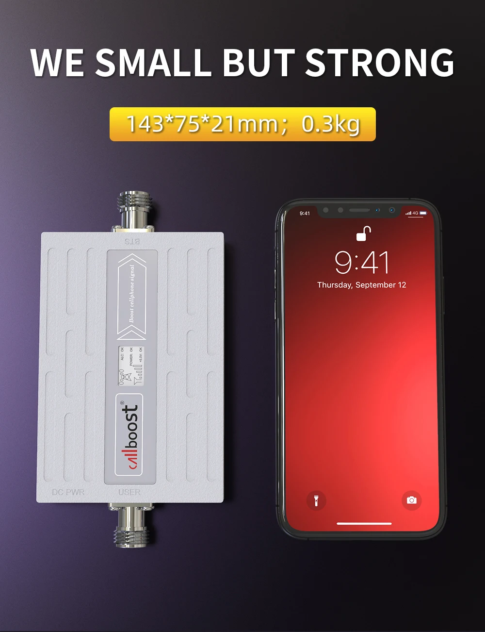 CALLBOOST 4G Cellular internet amplifier LTE B3 2G 3G 4G Cellular Mobile Range Enhance 68db Amplifer GSM Mobile Range Enhance