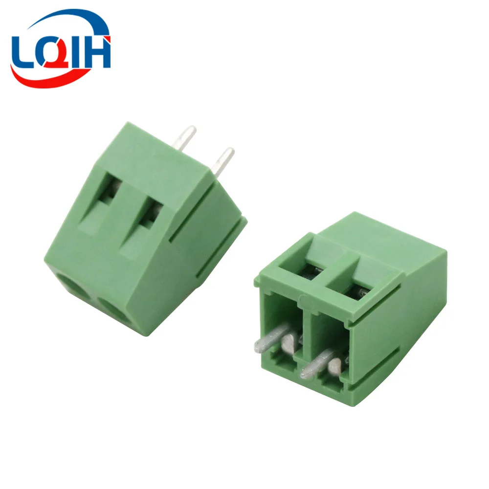 10PCS KF128-2P 3P 2.54 3.5 3.81 5.0 7.5mm Pitch 2 3 Pin Spliceable Plug-in PCB Screw Terminal Block Connector