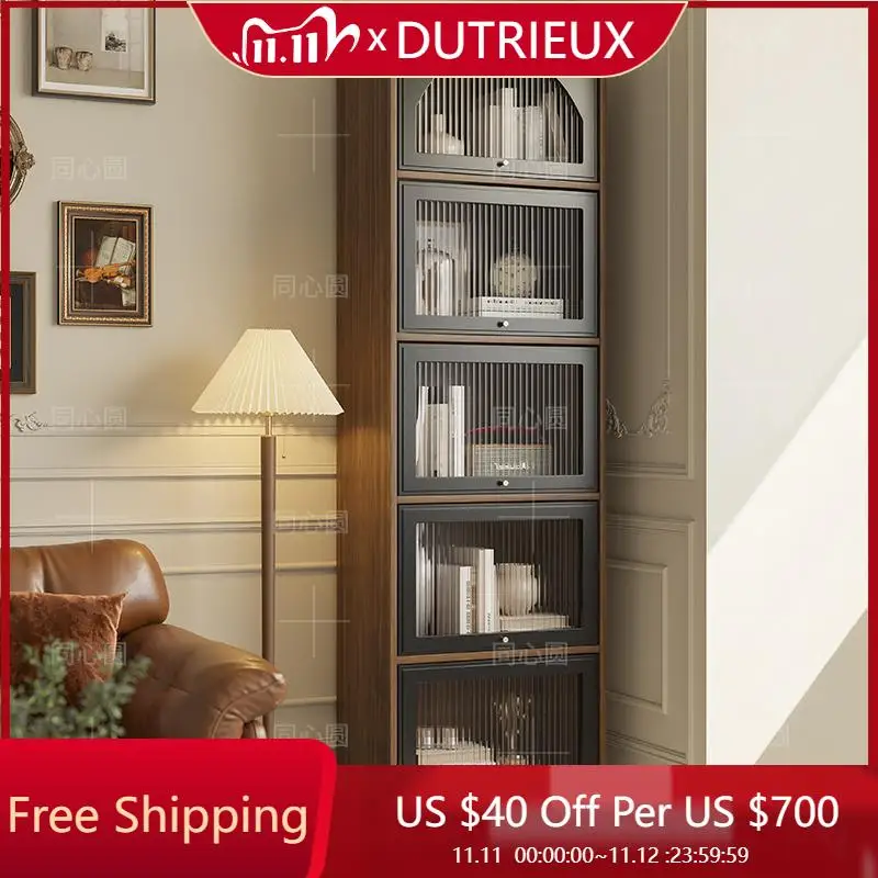 

Decor Filing Cabinets Storage Organizer Bookshelf Display Living Room Cabinets Wine Curio Wood Luxury Gabinete Home Furniture