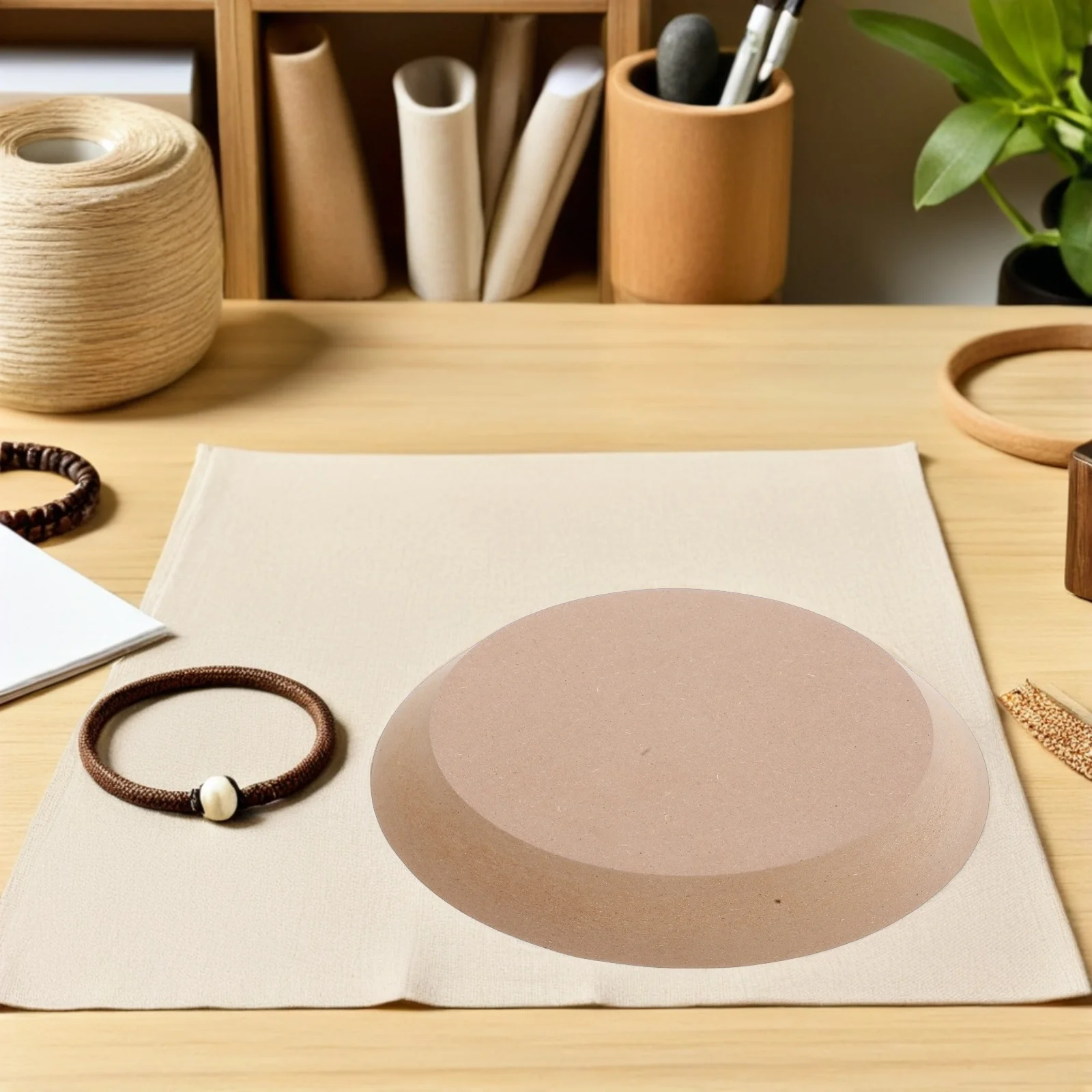 

Pottery Molds Round Wooden Ceramic Mold Clay Density Board DIY Craft Tools Handbuilding Studio Home Art Projects